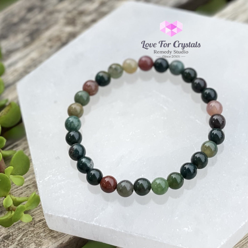 Bloodstone Crystal Bracelet 6Mm Bracelets & Bangles