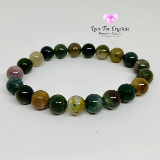 Bloodstone Gemstone Energy Bracelet (Good Health) 8Mm