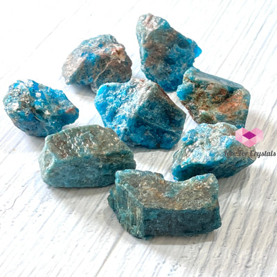 Blue Apatite Raw (Brazil) Crystals