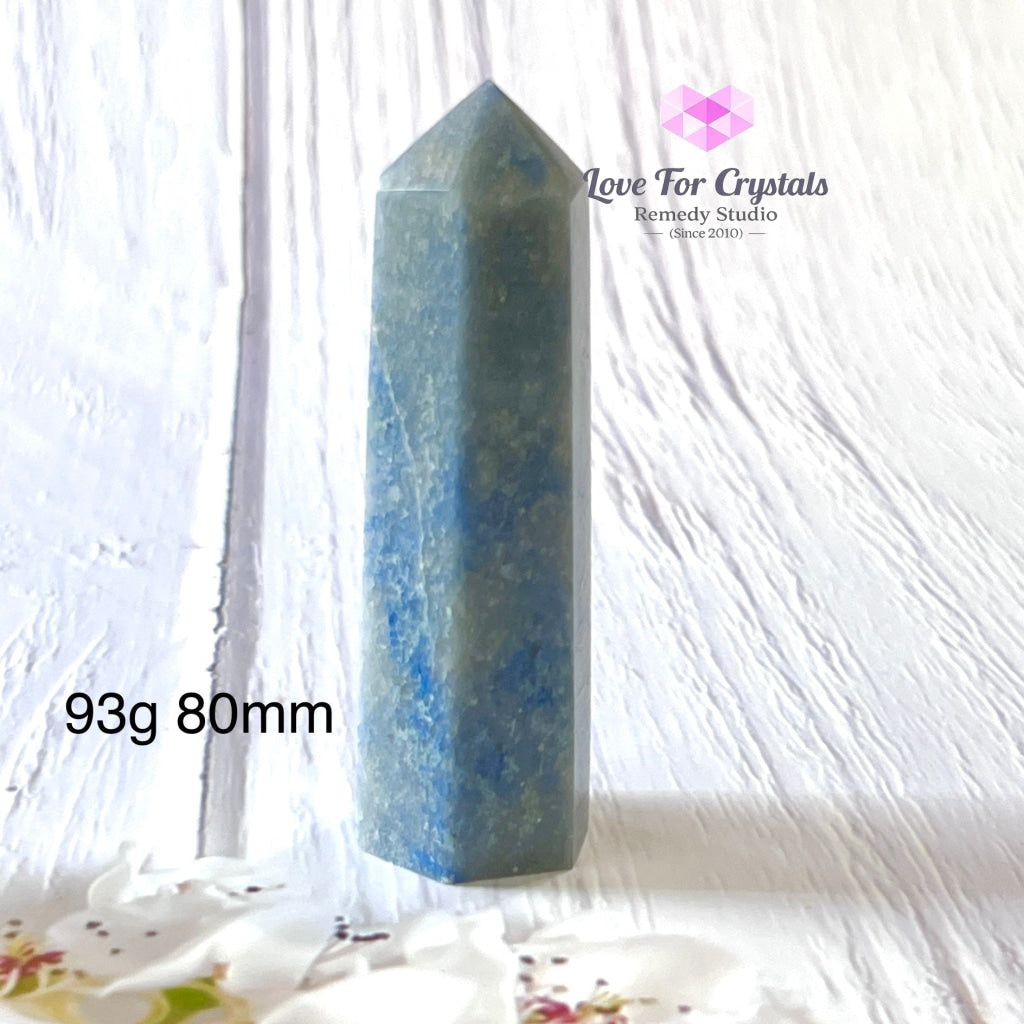 Blue Aventurine Tower Points (Brazil) 93G 80Mm Crystal Points