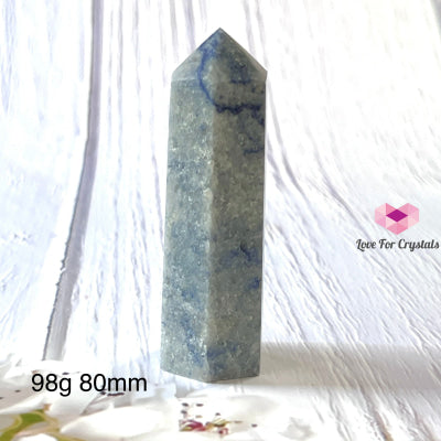 Blue Aventurine Tower Points (Brazil) 98G 80Mm Crystal Points