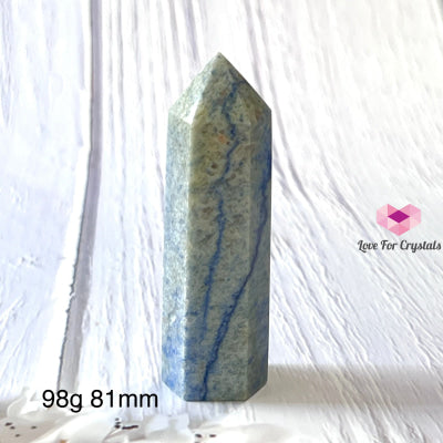 Blue Aventurine Tower Points (Brazil) 98G 81Mm Crystal Points