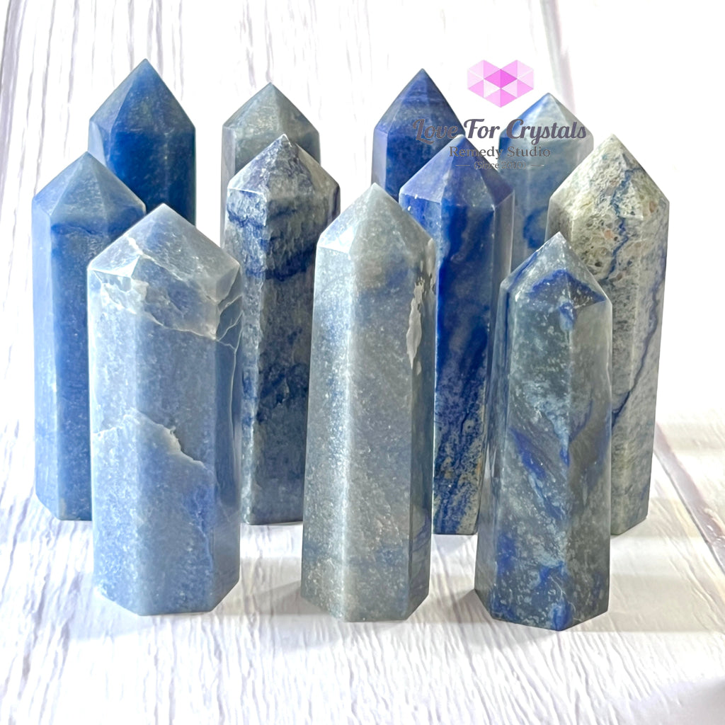Blue Aventurine Tower Points (Brazil) Crystal Points