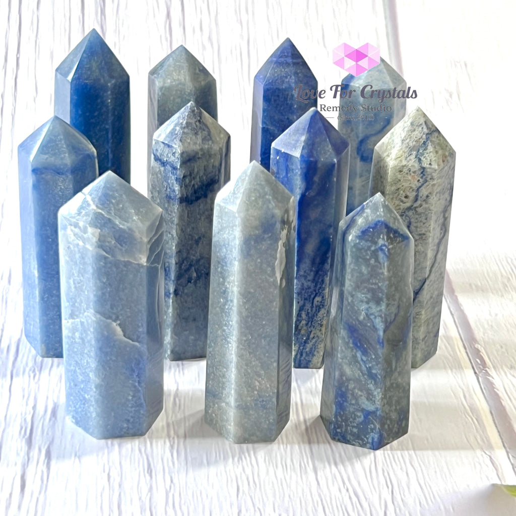 Blue Aventurine Tower Points (Brazil) Crystal Points