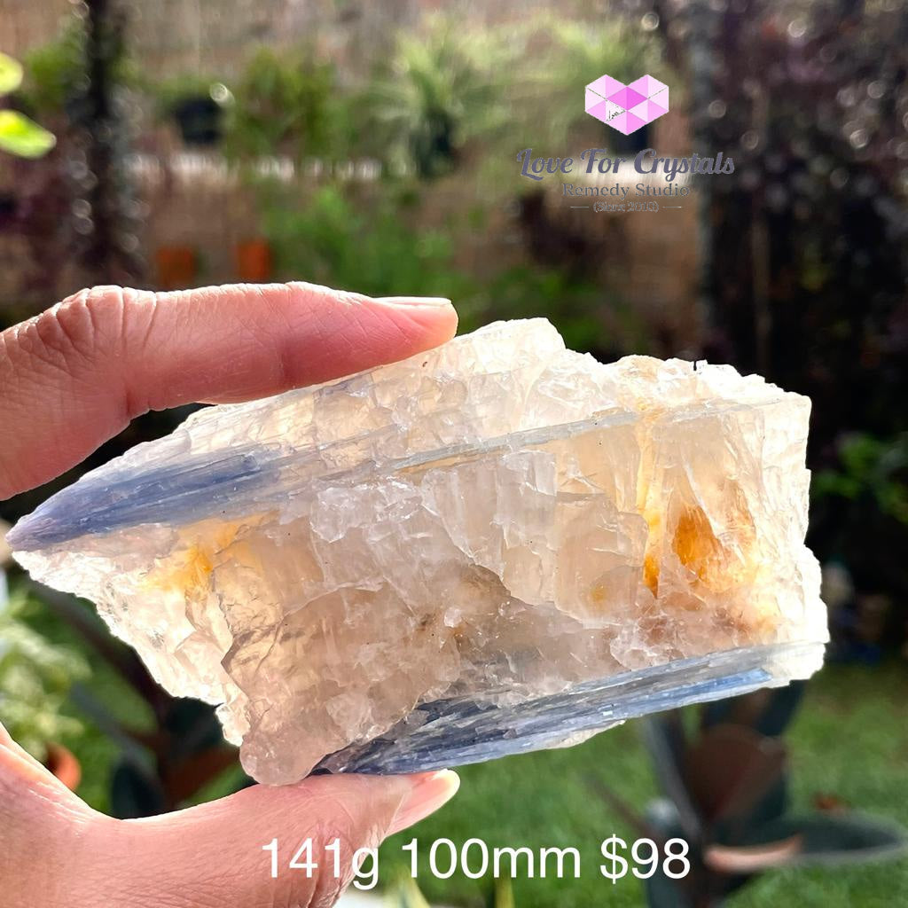 Blue Kyanite With Golden Healer (Brazil) 141G 100Mm Raw