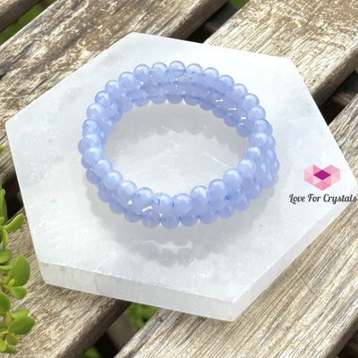 Blue Lace Agate 6Mm Bracelet Bracelets & Bangles