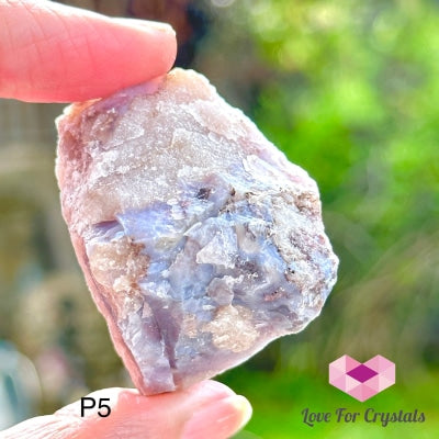Blue Sakura Agate Raw (Madagascar) Crystals