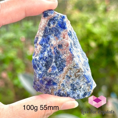 Blue Sodalite Raw Stones 100G 55Mm Crystals
