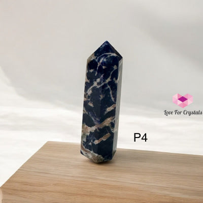 Blue Sodalite Tower Point 75mm (Calm Focus – Clear Expression – Inner Order) Pre-coded & Activated Photo 4 Sodalite