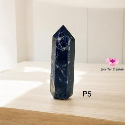 Blue Sodalite Tower Point 75mm (Calm Focus – Clear Expression – Inner Order) Pre-coded & Activated Photo 5 Sodalite