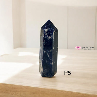 Blue Sodalite Tower Point 75mm (Calm Focus – Clear Expression – Inner Order) Pre-coded & Activated Photo 5 Sodalite