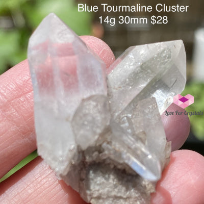 Blue Tourmaline Cluster (Indicolite) Brazil (Rare)