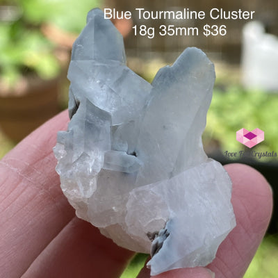 Blue Tourmaline Cluster (Indicolite) Brazil (Rare)