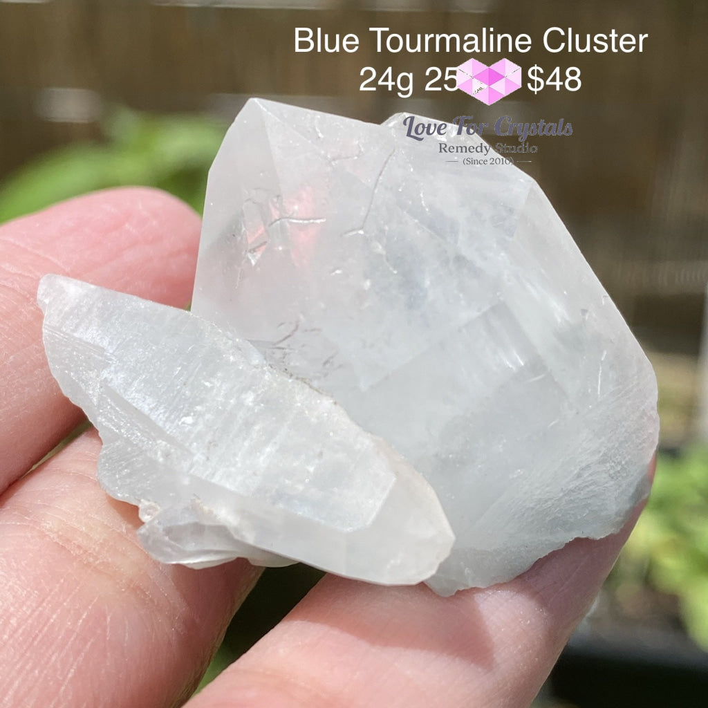 Blue Tourmaline Cluster (Indicolite) Brazil (Rare)
