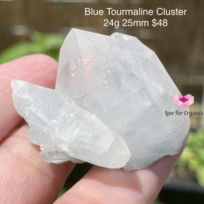 Blue Tourmaline Cluster (Indicolite) Brazil (Rare)