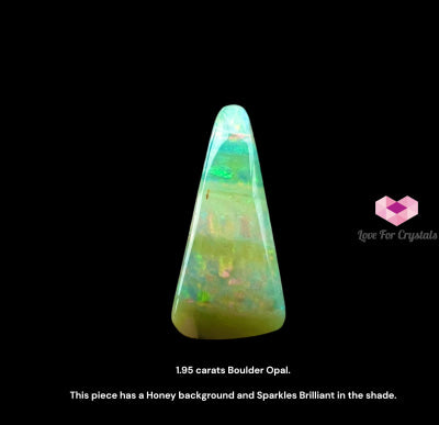 Boulder Opal from Australia 1.95 Carats White Opal
