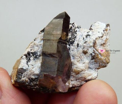 Brandberg Amethyst On Rock Matrix (#15211) Raw Stones