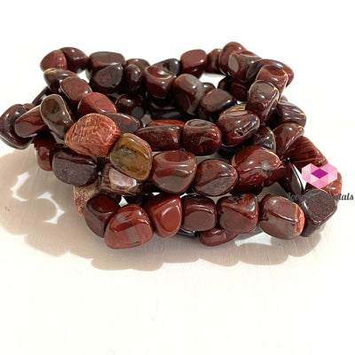 Brecciated Jasper Tumbled Bracelet Bracelets & Bangles