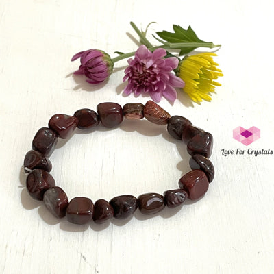 Brecciated Jasper Tumbled Bracelet Bracelets & Bangles