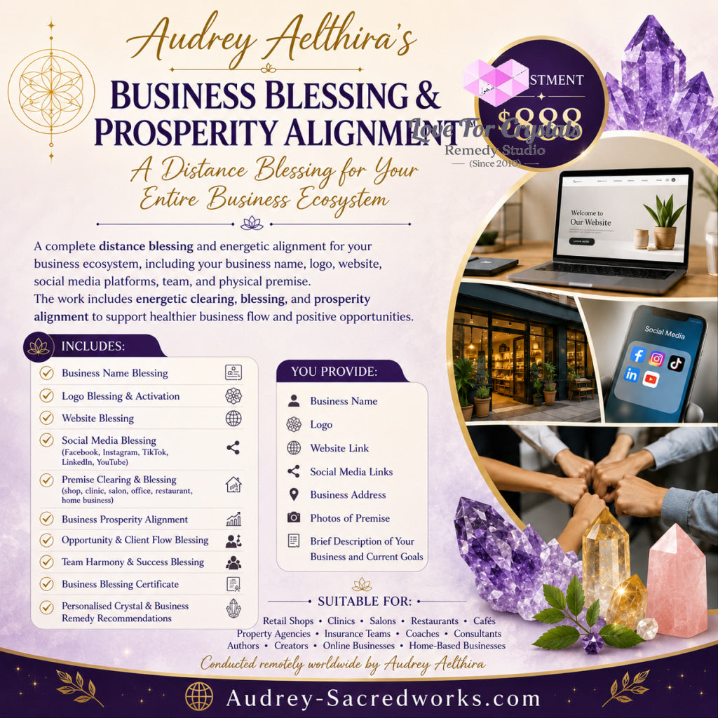 Business Blessing & Prosperity Alignment™ with Audrey (A Distance Blessing for Your Entire Business Ecosystem)