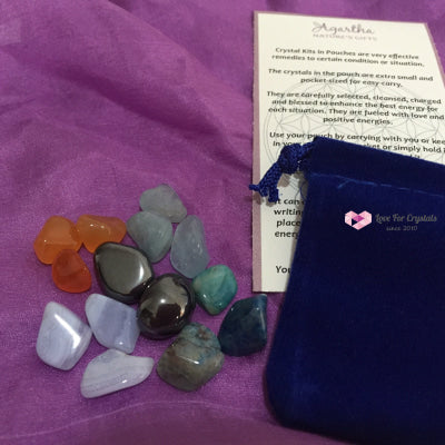 Calm & Confidence Crystal Remedy Kit (Pocketsized) Kits