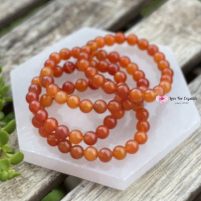 Carnelian Crystal Bracelet 8Mm Bracelets & Bangles