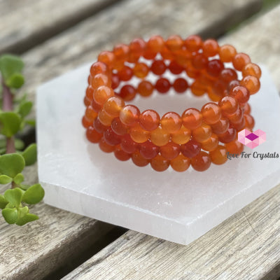 Carnelian Crystal Bracelet 8Mm Bracelets & Bangles