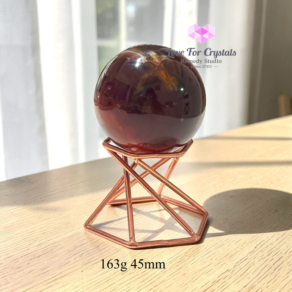 Carnelian Sphere (Brazil) - 163g 45mm - Crystal sphere