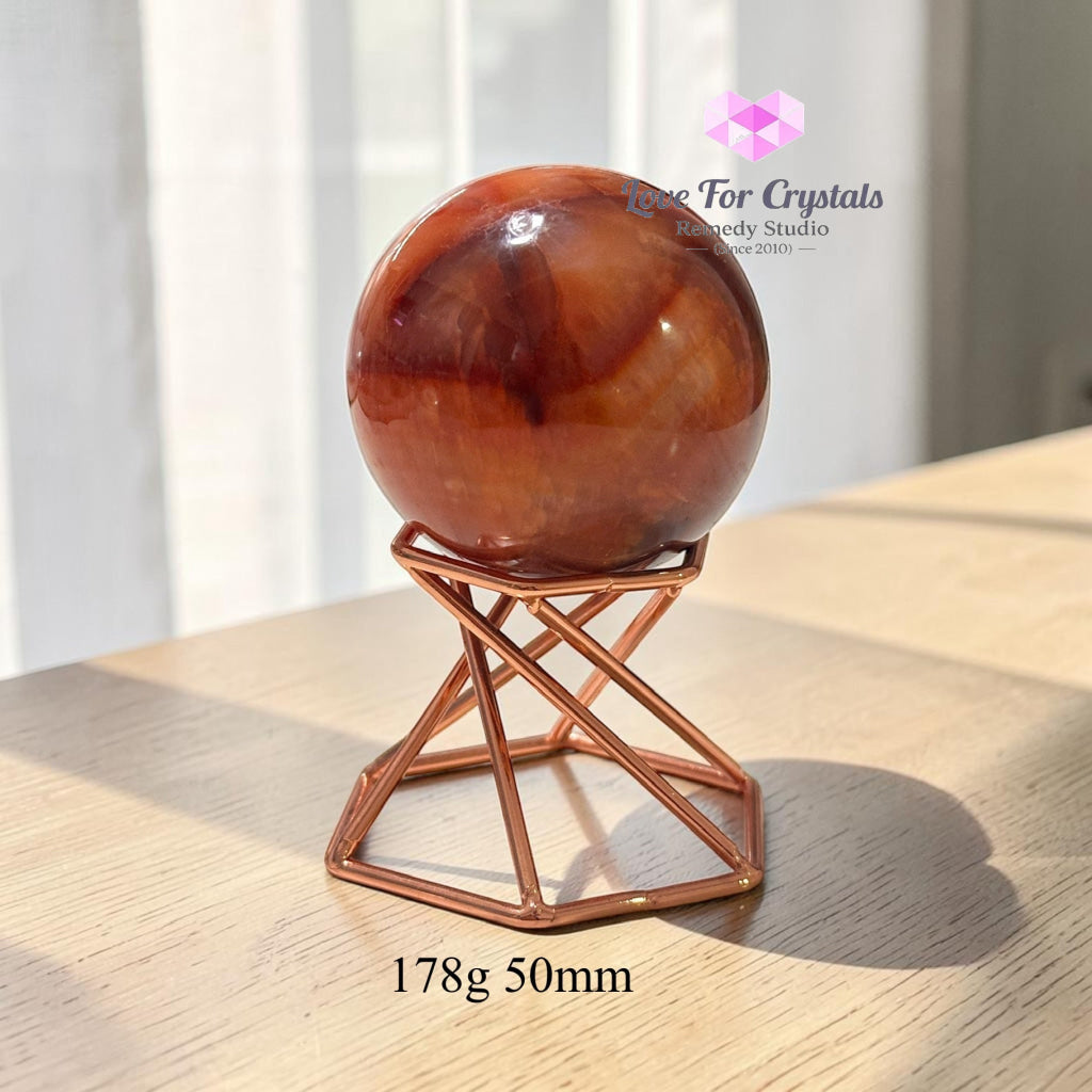 Carnelian Sphere (Brazil) - 178g 50mm - Crystal sphere