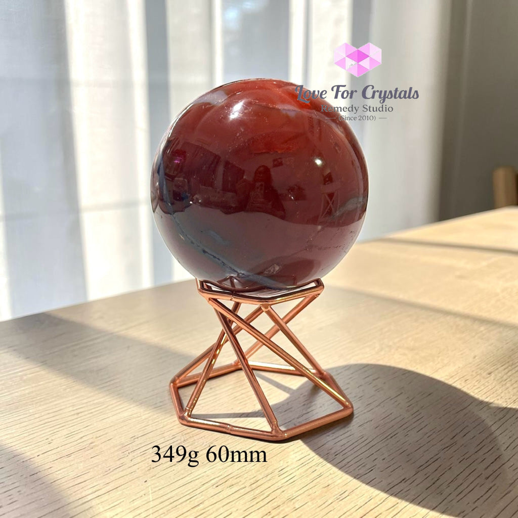 Carnelian Sphere (Brazil) - 349g 60mm - Crystal sphere