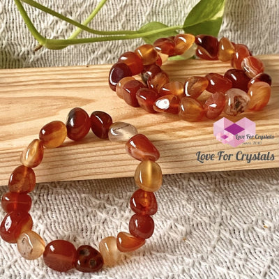 Carnelian Tumbled Bracelet (Brazil) Bracelets & Bangles