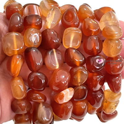 Carnelian Tumbled Bracelet (Brazil) Bracelets & Bangles