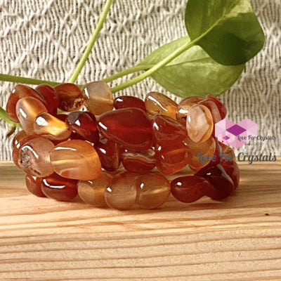 Carnelian Tumbled Bracelet (Brazil) Bracelets & Bangles