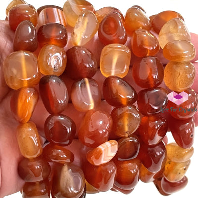 Carnelian Tumbled Bracelet (Brazil) Bracelets & Bangles