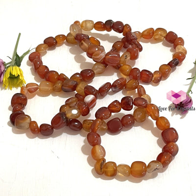 Carnelian Tumbled Bracelet (Brazil) Bracelets & Bangles