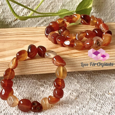 Carnelian Tumbled Bracelet (Brazil) Bracelets & Bangles