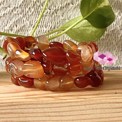 Carnelian Tumbled Bracelet (Brazil) Bracelets & Bangles