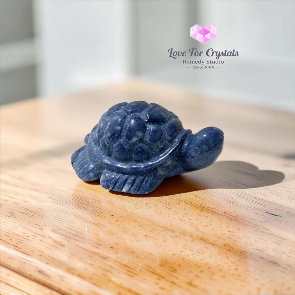 Carved Crystal TURTLE 80mm - Carving crystal