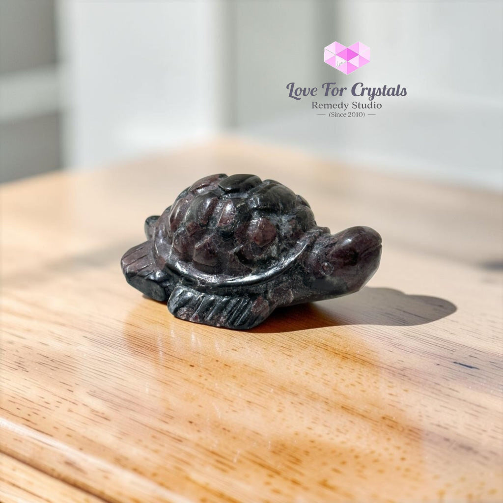 Carved Crystal TURTLE 80mm - Carving crystal