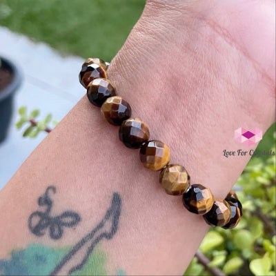 Chakra With Tigers Eye Faceted Bracelet Bracelets & Bangles