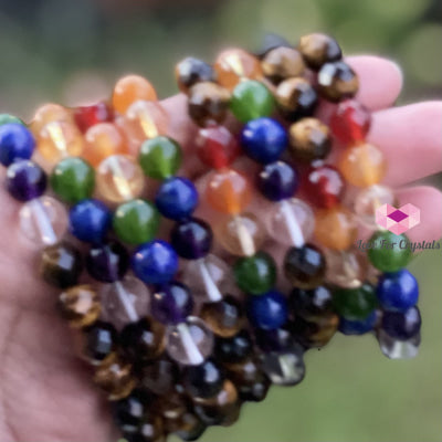 Chakra With Tigers Eye Faceted Bracelet Bracelets & Bangles