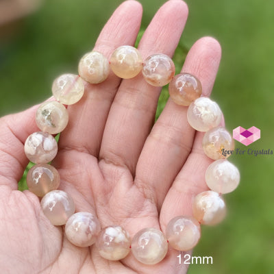 Cherry Blossom Agate Bracelet Sakura Madagascar Love For Crystals LLP