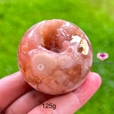 Cherry Blossom Drusy Sphere (Sakura) Madagascar 40-50Mm 125G Crystal Sphere