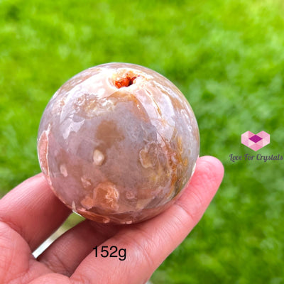 Cherry Blossom Drusy Sphere (Sakura) Madagascar 40-50Mm 152G Crystal Sphere