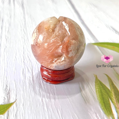 Cherry Blossom Drusy Sphere (Sakura) Madagascar 40-50Mm Crystal Sphere