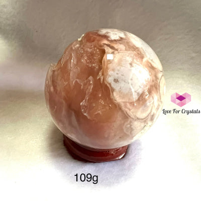 Cherry Blossom Drusy Sphere (Sakura) Madagascar 40-50Mm Crystal Sphere