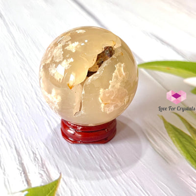 Cherry Blossom Drusy Sphere (Sakura) Madagascar 40-50Mm Crystal Sphere