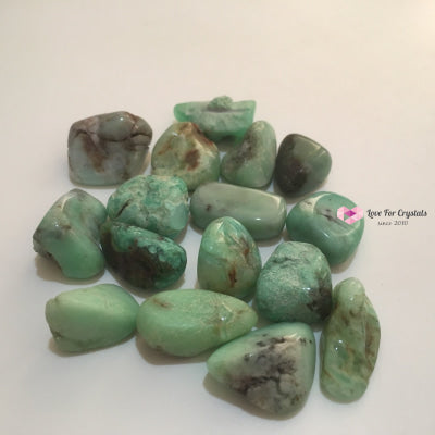 Chrysoprase Tumbled (Green) Per Piece (20-40Mm) Stones