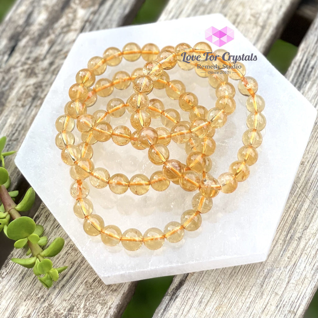Citrine 8Mm (Aaa) Bracelet Bracelets & Bangles