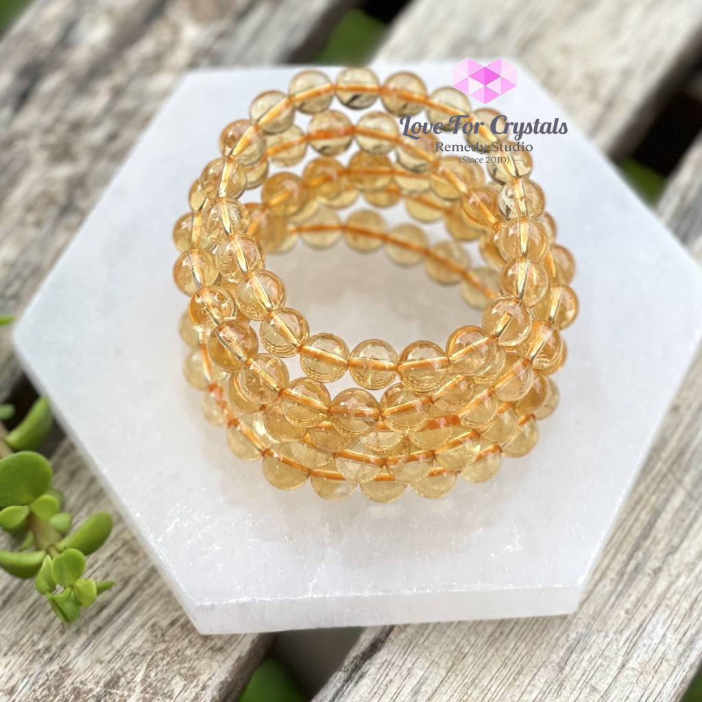 Citrine 8Mm (Aaa) Bracelet Bracelets & Bangles